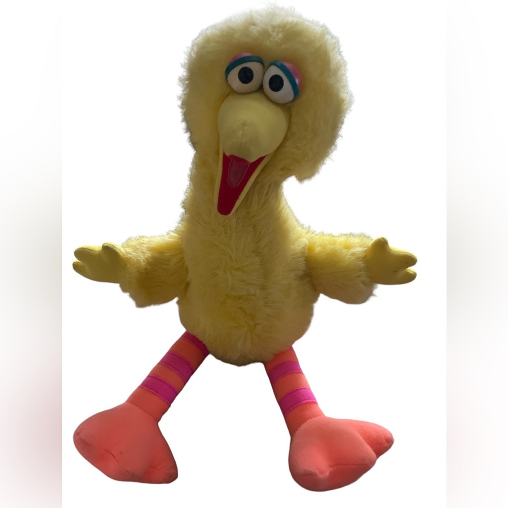 Vintage 1986 Sesame Street Pull String Talking Big Bird 22 inches tall